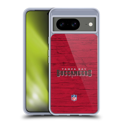 NFL Tampa Bay Buccaneers Logo Distressed Look Soft Gel Case for Google Pixel 8