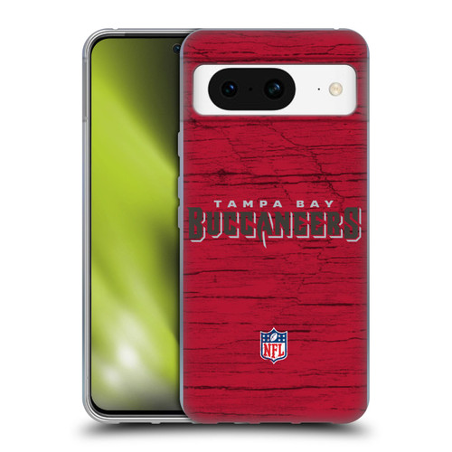 NFL Tampa Bay Buccaneers Logo Distressed Look Soft Gel Case for Google Pixel 8