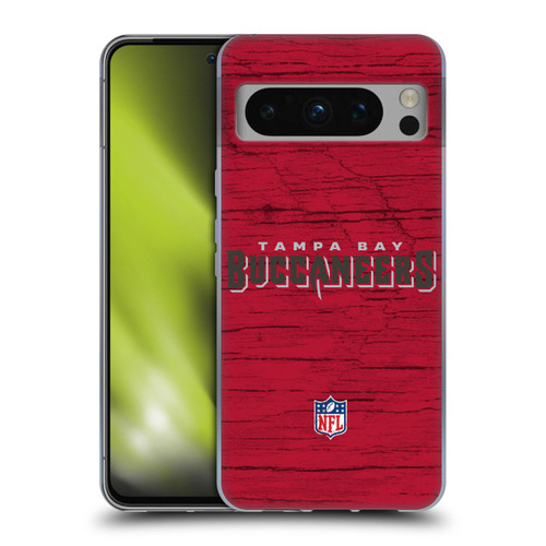 NFL Tampa Bay Buccaneers Logo Distressed Look Soft Gel Case for Google Pixel 8 Pro