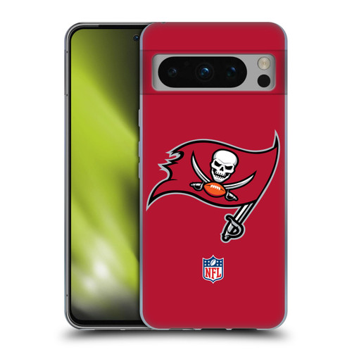 NFL Tampa Bay Buccaneers Logo Plain Soft Gel Case for Google Pixel 8 Pro