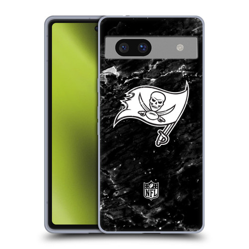 NFL Tampa Bay Buccaneers Artwork Marble Soft Gel Case for Google Pixel 7a