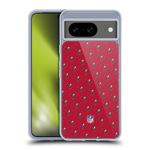 NFL Tampa Bay Buccaneers Artwork Patterns Soft Gel Case for Google Pixel 8