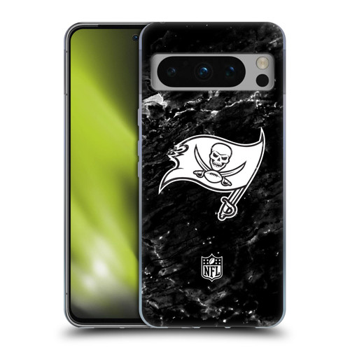 NFL Tampa Bay Buccaneers Artwork Marble Soft Gel Case for Google Pixel 8 Pro