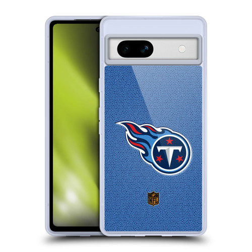 NFL Tennessee Titans Logo Football Soft Gel Case for Google Pixel 7a