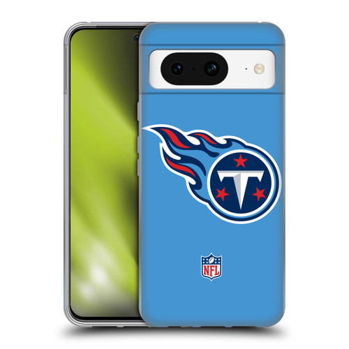 NFL Tennessee Titans Logo Plain Soft Gel Case for Google Pixel 8