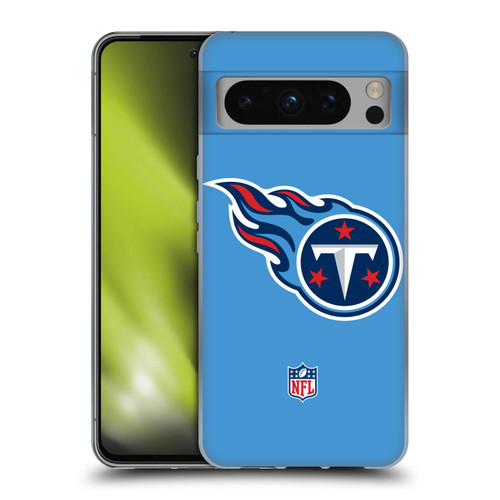 NFL Tennessee Titans Logo Plain Soft Gel Case for Google Pixel 8 Pro
