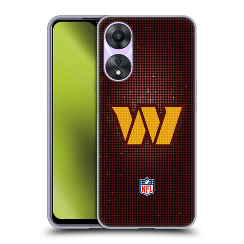 NFL Washington Football Team Artwork LED Soft Gel Case for OPPO A78 5G