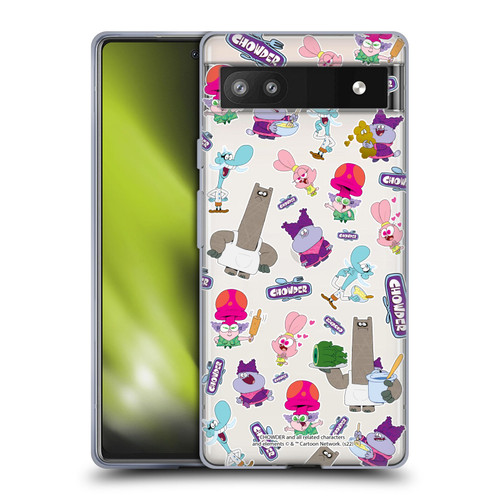 Chowder: Animated Series Graphics Pattern Soft Gel Case for Google Pixel 6a