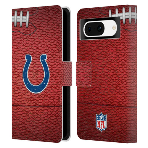 NFL Indianapolis Colts Graphics Football Leather Book Wallet Case Cover For Google Pixel 8