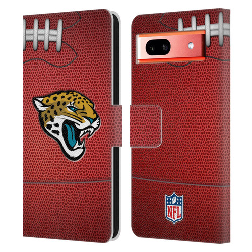 NFL Jacksonville Jaguars Graphics Football Leather Book Wallet Case Cover For Google Pixel 7a
