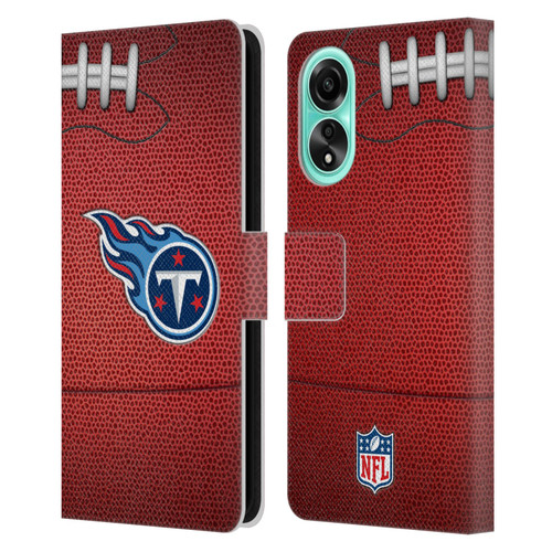 NFL Tennessee Titans Graphics Football Leather Book Wallet Case Cover For OPPO A78 4G