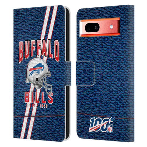 NFL Buffalo Bills Logo Art Football Stripes Leather Book Wallet Case Cover For Google Pixel 7a