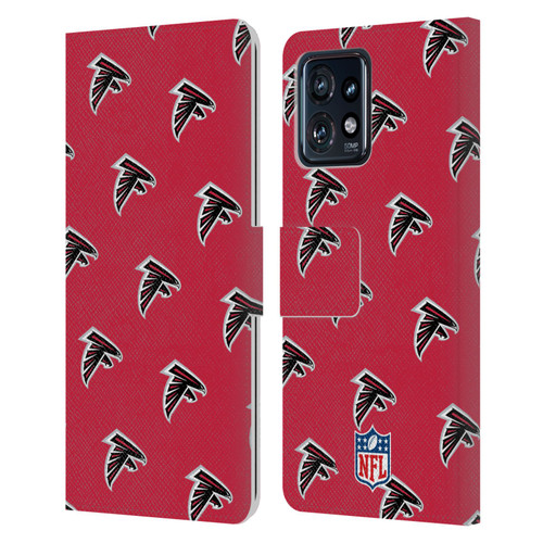NFL Atlanta Falcons Artwork Patterns Leather Book Wallet Case Cover For Motorola Moto Edge 40 Pro