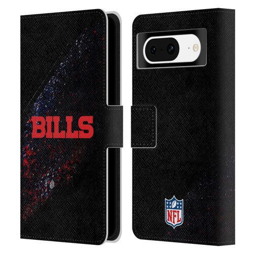 NFL Buffalo Bills Logo Blur Leather Book Wallet Case Cover For Google Pixel 8