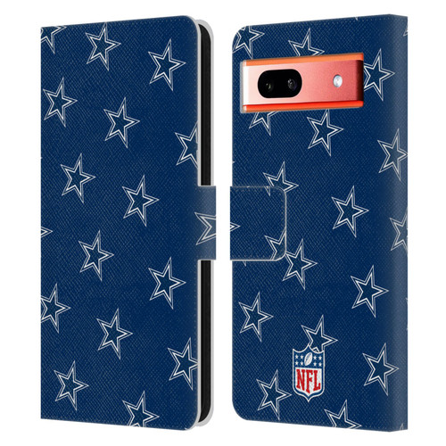 NFL Dallas Cowboys Artwork Patterns Leather Book Wallet Case Cover For Google Pixel 7a