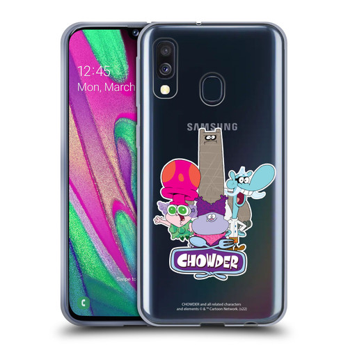 Chowder: Animated Series Graphics Character Art Soft Gel Case for Samsung Galaxy A40 (2019)