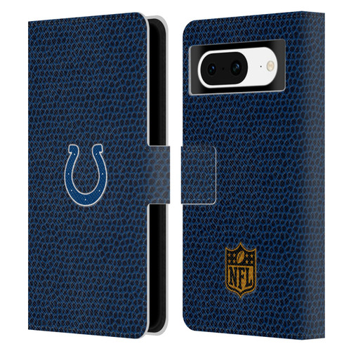 NFL Indianapolis Colts Logo Football Leather Book Wallet Case Cover For Google Pixel 8