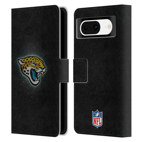 NFL Jacksonville Jaguars Artwork LED Leather Book Wallet Case Cover For Google Pixel 8
