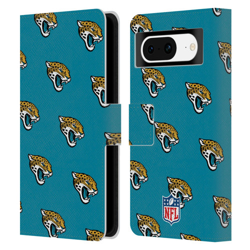 NFL Jacksonville Jaguars Artwork Patterns Leather Book Wallet Case Cover For Google Pixel 8