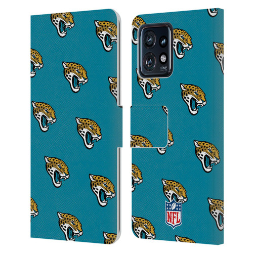 NFL Jacksonville Jaguars Artwork Patterns Leather Book Wallet Case Cover For Motorola Moto Edge 40 Pro