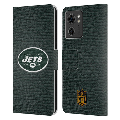 NFL New York Jets Logo Football Leather Book Wallet Case Cover For Motorola Moto Edge 40