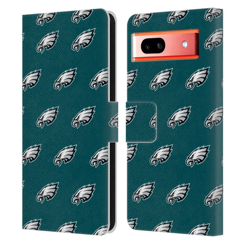 NFL Philadelphia Eagles Artwork Patterns Leather Book Wallet Case Cover For Google Pixel 7a