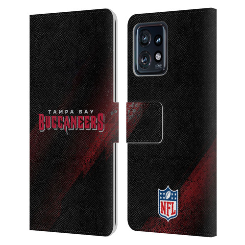 NFL Tampa Bay Buccaneers Logo Blur Leather Book Wallet Case Cover For Motorola Moto Edge 40 Pro