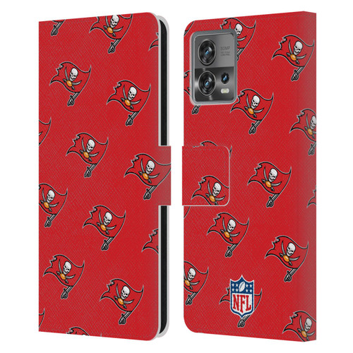 NFL Tampa Bay Buccaneers Artwork Patterns Leather Book Wallet Case Cover For Motorola Moto Edge 30 Fusion