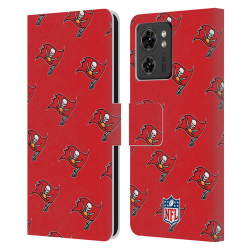 NFL Tampa Bay Buccaneers Artwork Patterns Leather Book Wallet Case Cover For Motorola Moto Edge 40