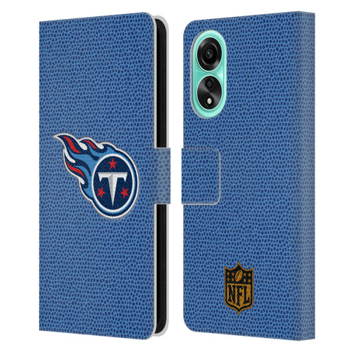 NFL Tennessee Titans Logo Football Leather Book Wallet Case Cover For OPPO A78 4G
