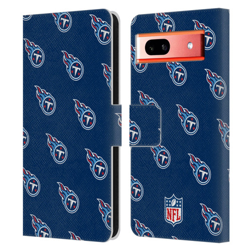 NFL Tennessee Titans Artwork Patterns Leather Book Wallet Case Cover For Google Pixel 7a