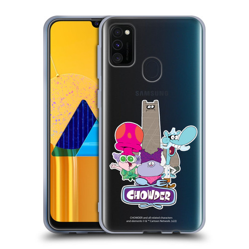 Chowder: Animated Series Graphics Character Art Soft Gel Case for Samsung Galaxy M30s (2019)/M21 (2020)