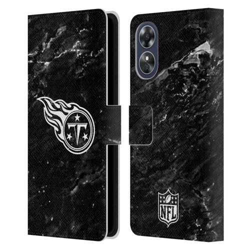NFL Tennessee Titans Artwork Marble Leather Book Wallet Case Cover For OPPO A17