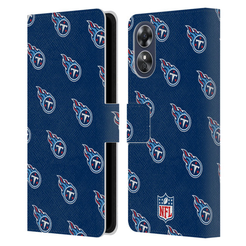 NFL Tennessee Titans Artwork Patterns Leather Book Wallet Case Cover For OPPO A17