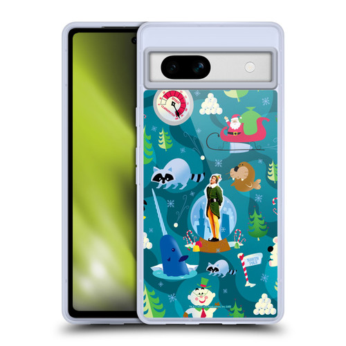 Elf Movie Graphics 1 Animals Pattern Soft Gel Case for Google Pixel 7a