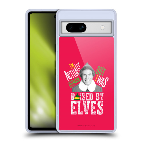 Elf Movie Graphics 1 Raised By Elves Soft Gel Case for Google Pixel 7a