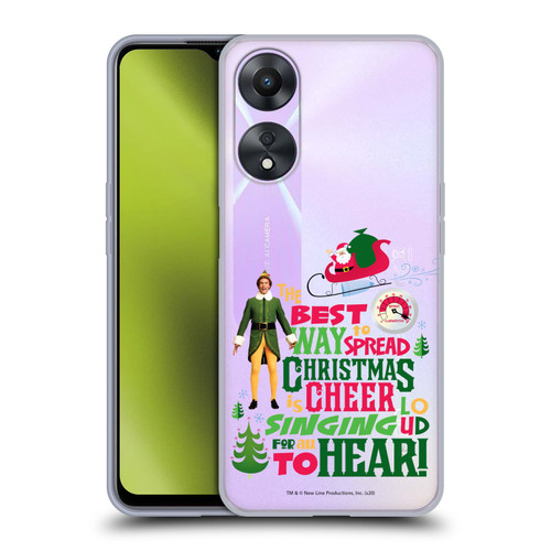 Elf Movie Graphics 1 Christmas Cheer Soft Gel Case for OPPO A78 5G