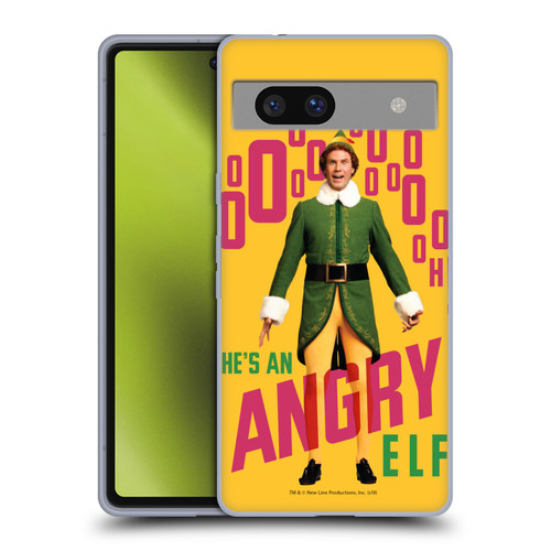 Elf Movie Graphics 2 Angry Elf Soft Gel Case for Google Pixel 7a