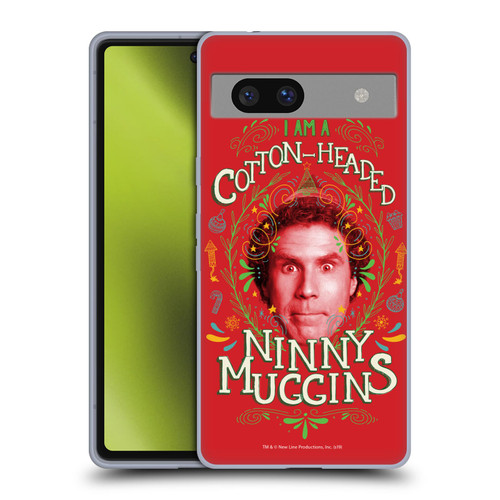 Elf Movie Graphics 2 Ninny Muggins Soft Gel Case for Google Pixel 7a
