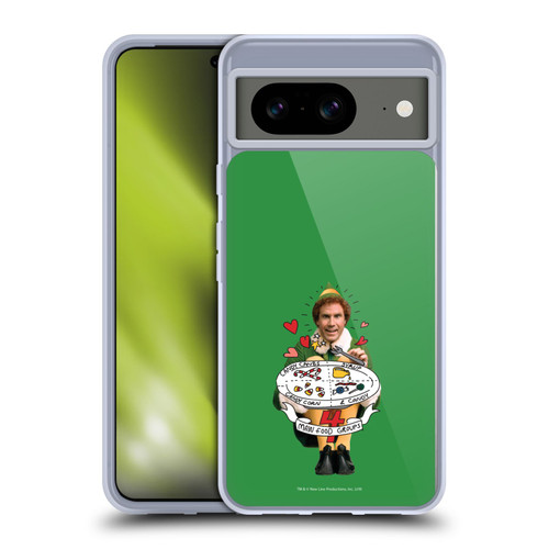 Elf Movie Graphics 2 Buddy Food Groups Soft Gel Case for Google Pixel 8