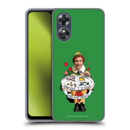 Elf Movie Graphics 2 Buddy Food Groups Soft Gel Case for OPPO A17