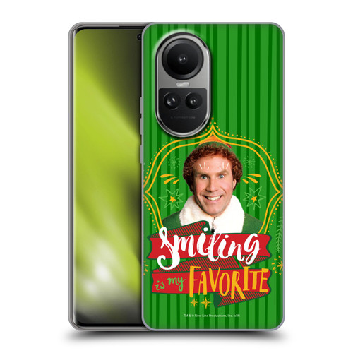 Elf Movie Graphics 2 Smiling Is My favorite Soft Gel Case for OPPO Reno10 5G / Reno10 Pro 5G