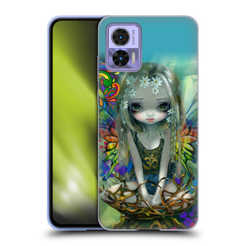 Strangeling Fairy Art Rainbow Winged Soft Gel Case for Motorola Edge 30 Neo 5G