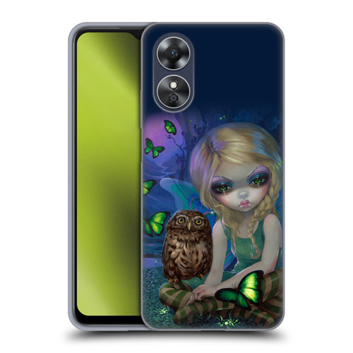Strangeling Fairy Art Summer with Owl Soft Gel Case for OPPO A17