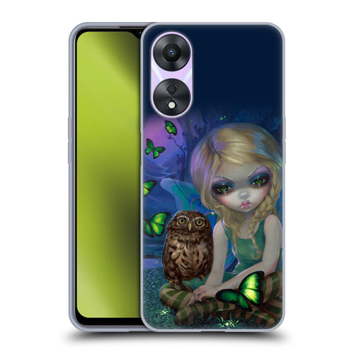 Strangeling Fairy Art Summer with Owl Soft Gel Case for OPPO A78 5G