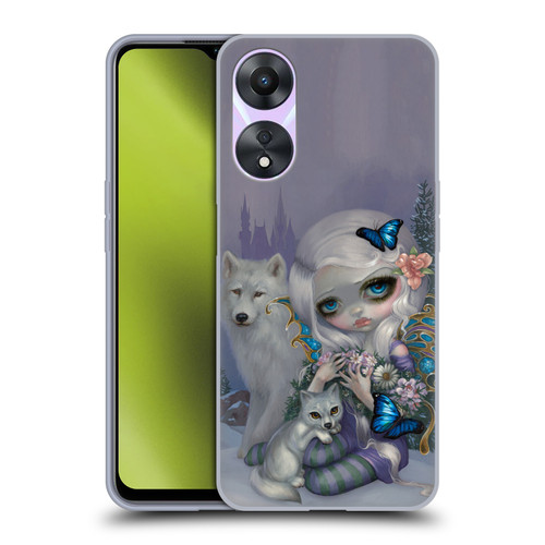 Strangeling Fairy Art Winter with Wolf Soft Gel Case for OPPO A78 5G