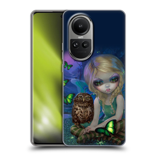 Strangeling Fairy Art Summer with Owl Soft Gel Case for OPPO Reno10 5G / Reno10 Pro 5G