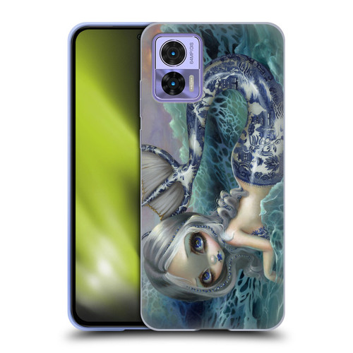 Strangeling Mermaid Blue Willow Tail Soft Gel Case for Motorola Edge 30 Neo 5G