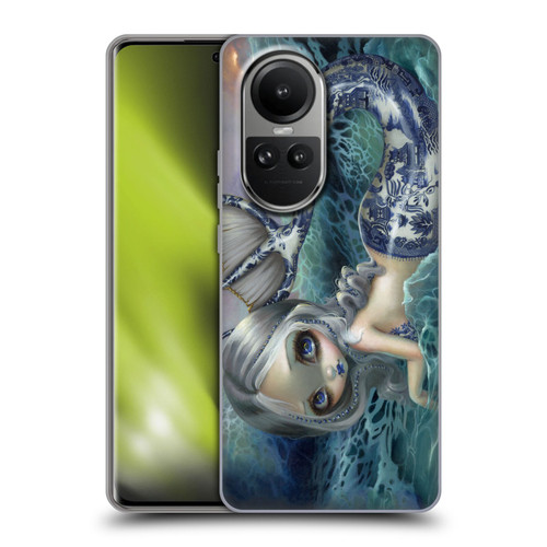 Strangeling Mermaid Blue Willow Tail Soft Gel Case for OPPO Reno10 5G / Reno10 Pro 5G