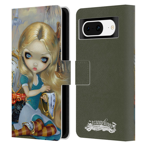 Strangeling Art Surrealist Dream Leather Book Wallet Case Cover For Google Pixel 8